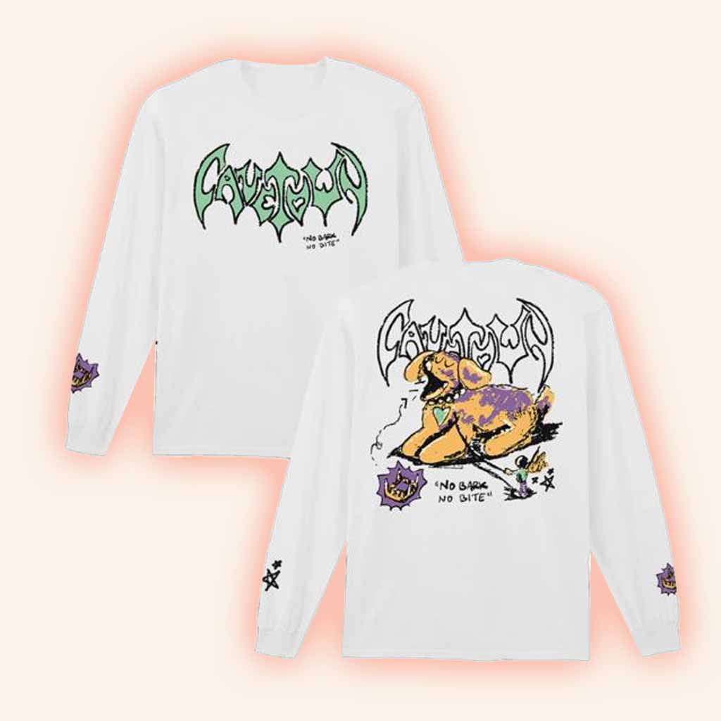 Cave Town Merch No Bark No Bite Long Sleeve T-Shirt Birthday Ideas For Husband Cave Town Merch No Bark No Bite Long Sleeve T-Shirt Birthday Ideas For Husband