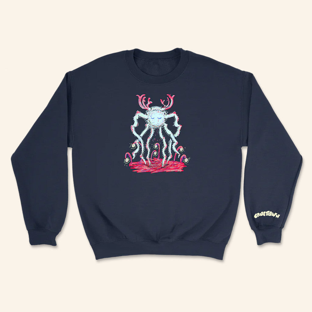 Cavetown Merch Spider Crewneck Sweatshirt Gifts For Him Cavetown Merch Spider Crewneck Sweatshirt Gifts For Him