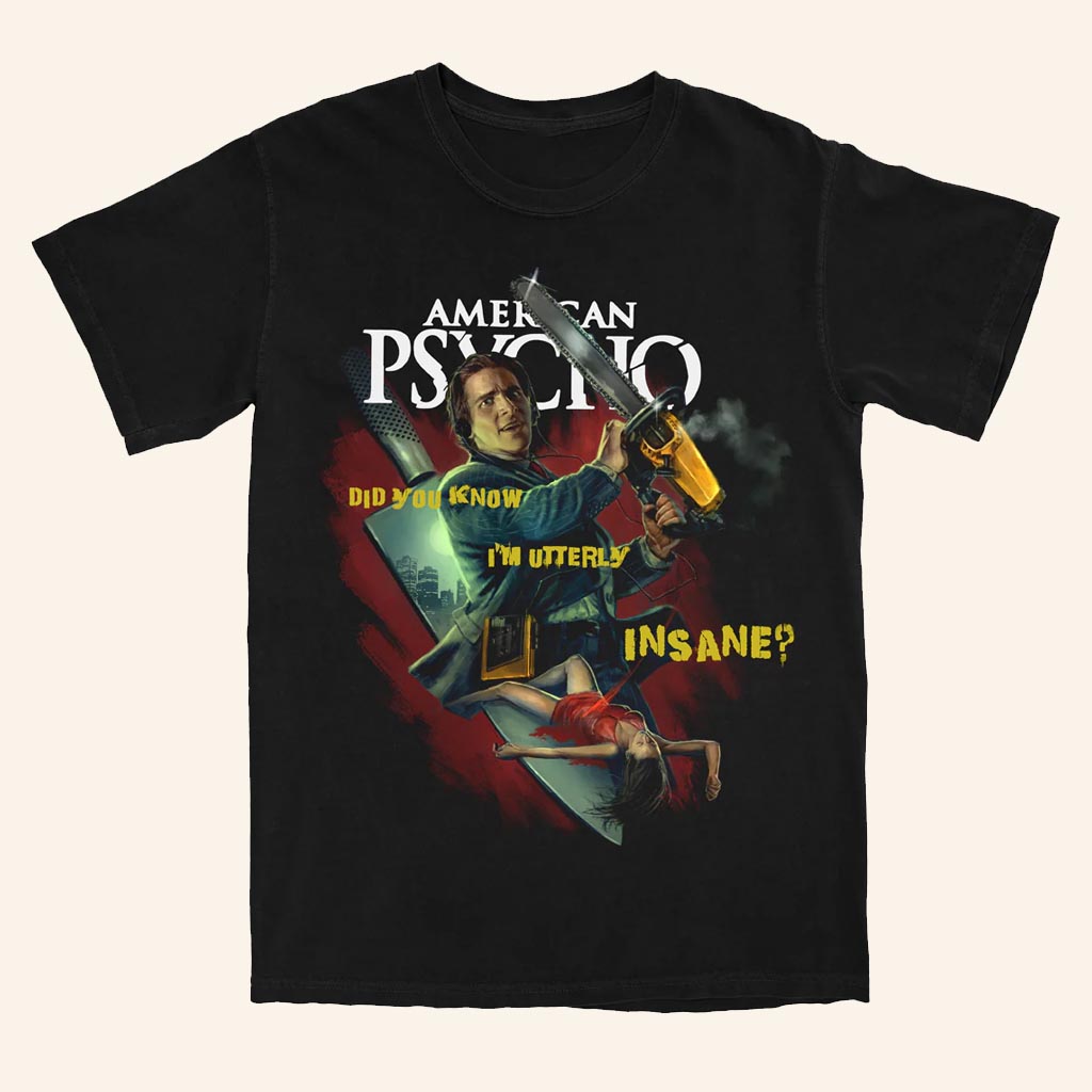 Cavitycolors Merch American Psycho I Feel Lethal T-Shirt Gifts For Brother