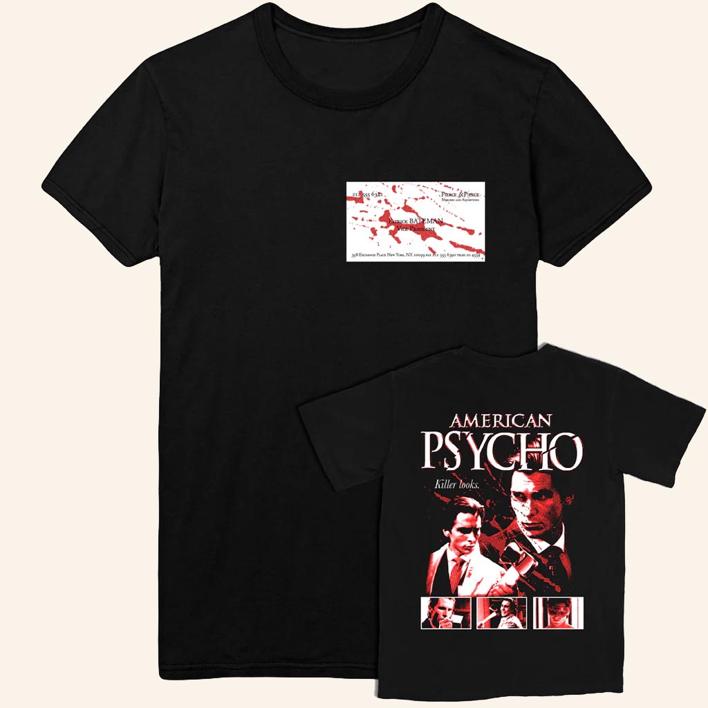 Cavitycolors Merch American Psycho That's Bone T-Shirt Best Birthday Gift For Husband