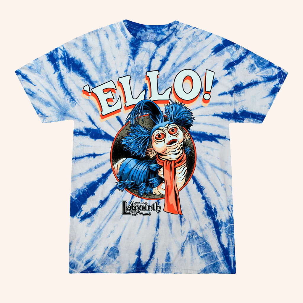 Cavitycolors Merch Labyrinth 'Ello Tie Dyife T-Shirt Ello Worm Shirt Gts For Him