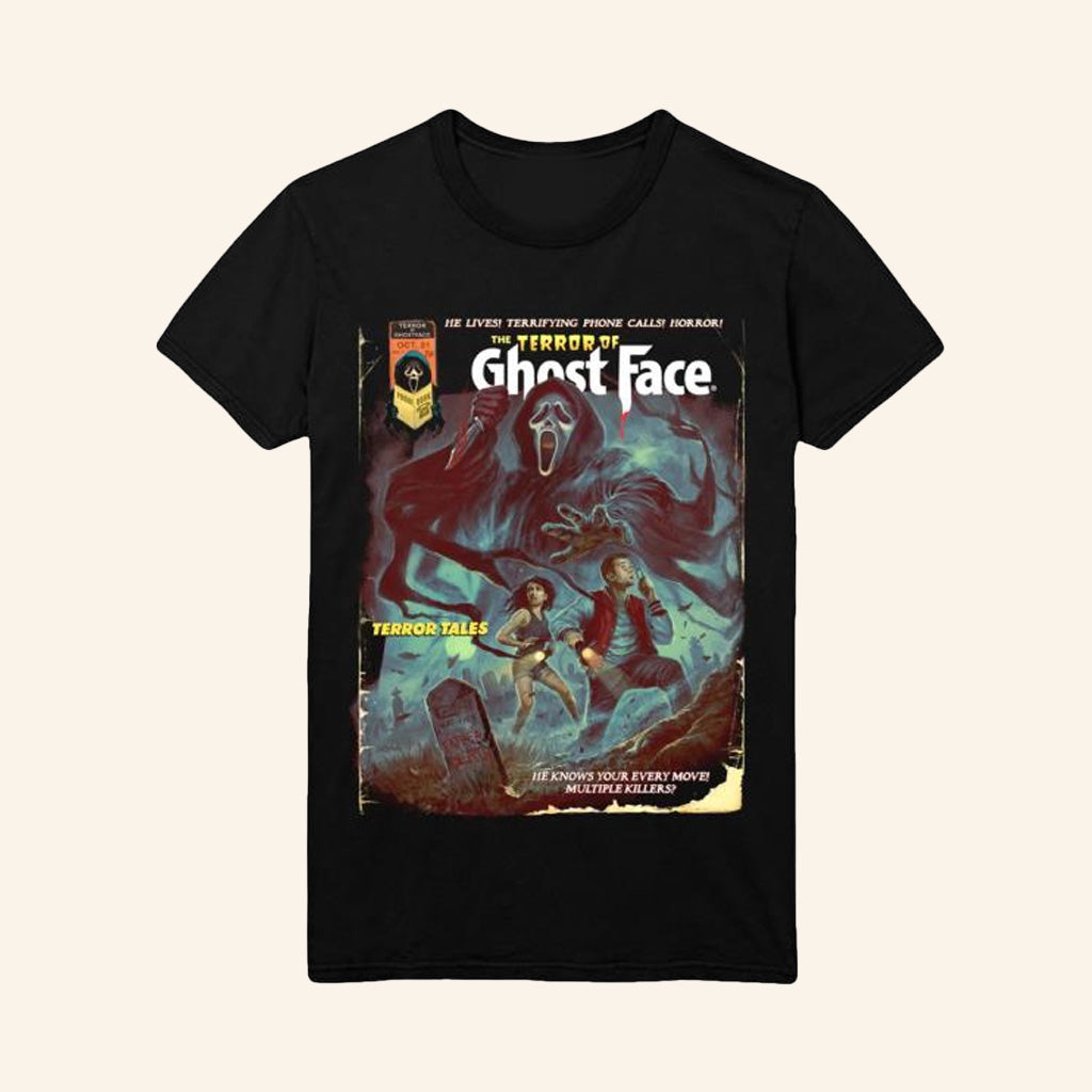 Cavitycolors Merch The Terror Of Ghost Face T-Shirt Halloween Gifts For Dad Cavitycolors Merch The Terror Of Ghost Face T-Shirt Halloween Gifts For Dad