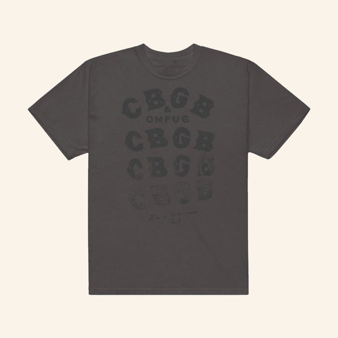 CBGB Merch CBGB Stacked Logo T-Shirt Xmas Presents For Him CBGB Merch CBGB Stacked Logo T-Shirt Xmas Presents For Him