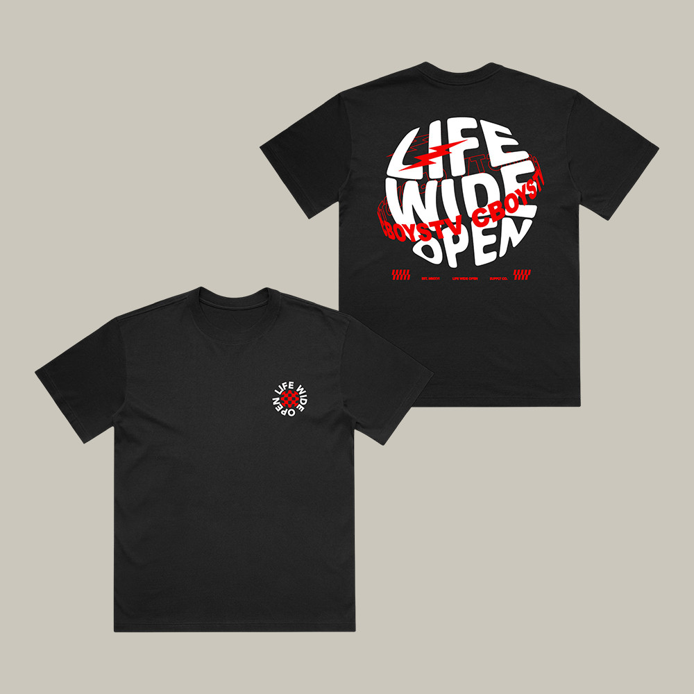 CBoystv Life Wide Open Global T-Shirt CBoystv Clothes Present For Brother