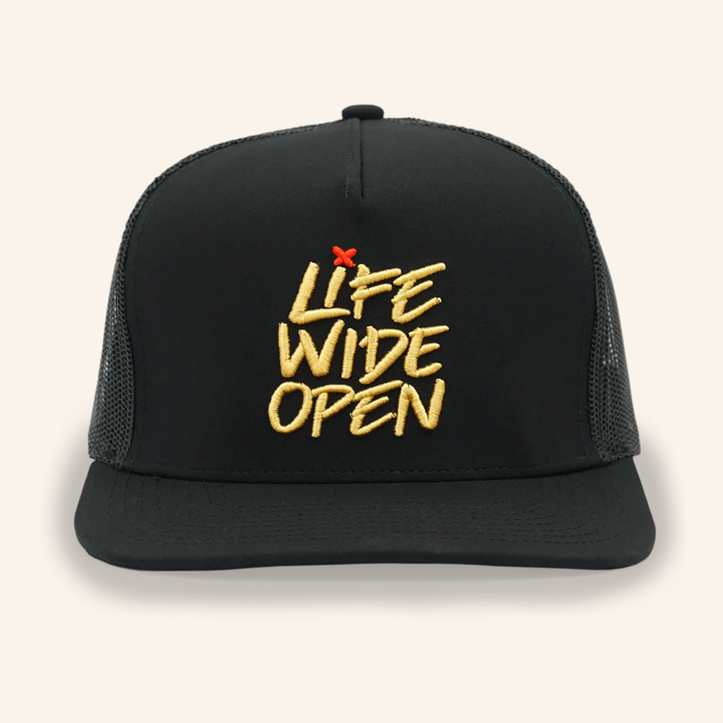 CBOYSTV Merch Life Wide Open Embroidered Trucker Snapback Hat Xmas Gifts For Dad