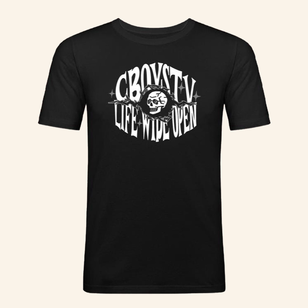 CboysTV Merch Militia T-Shirt CboysTV Life Wide Open Shirt Christmas Presents For Him