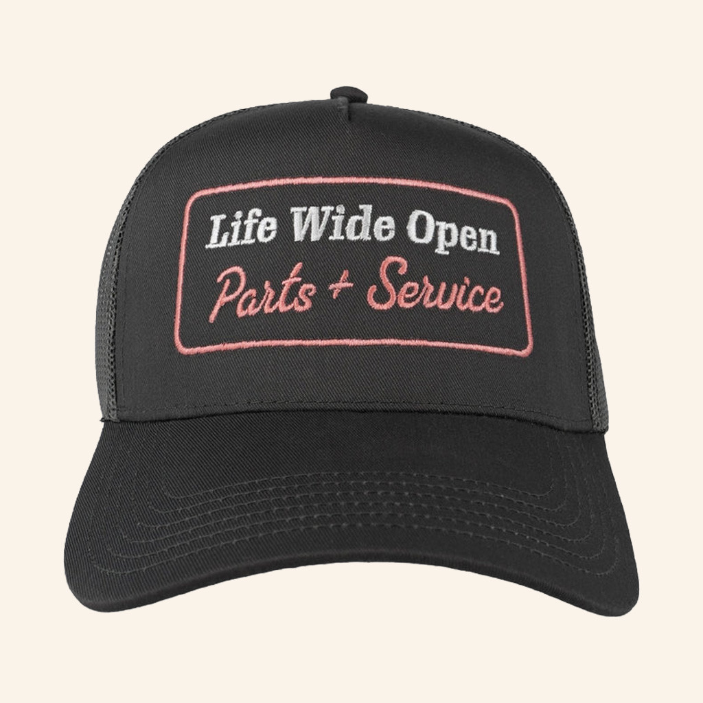 CBOYSTV Merch Parts And Service Embroidered Trucker Hat Life Wide Open Hat Gifts For Father CBOYSTV Merch Parts And Service Embroidered Trucker Hat Life Wide Open Hat Gifts For Father