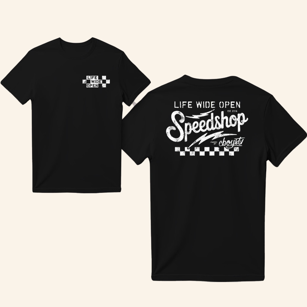 CboysTV Merch Speedshop T-Shirt Life Wide Open CboysTV Shirt Dad Christmas Gifts