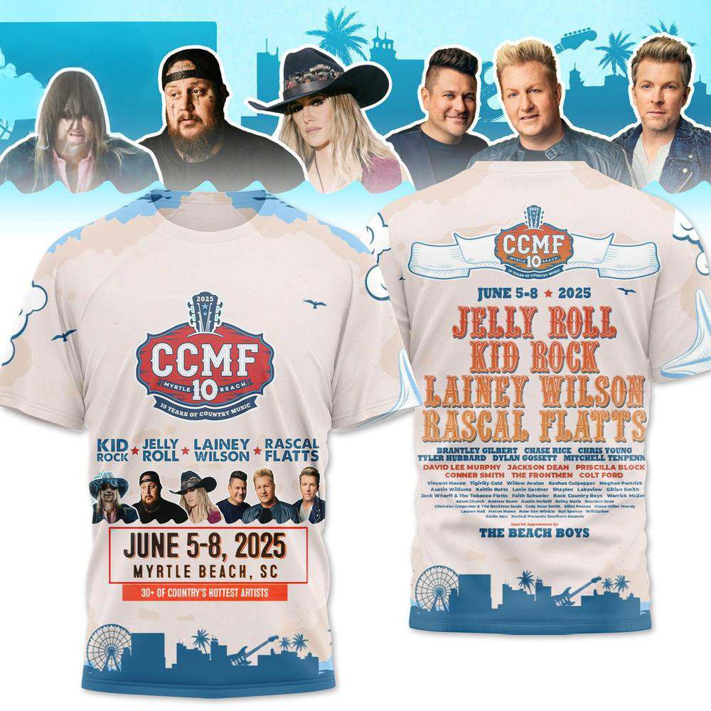 CCMF Myrtle Beach 10 Years Anniversary T-Shirt Best Gifts For Dad