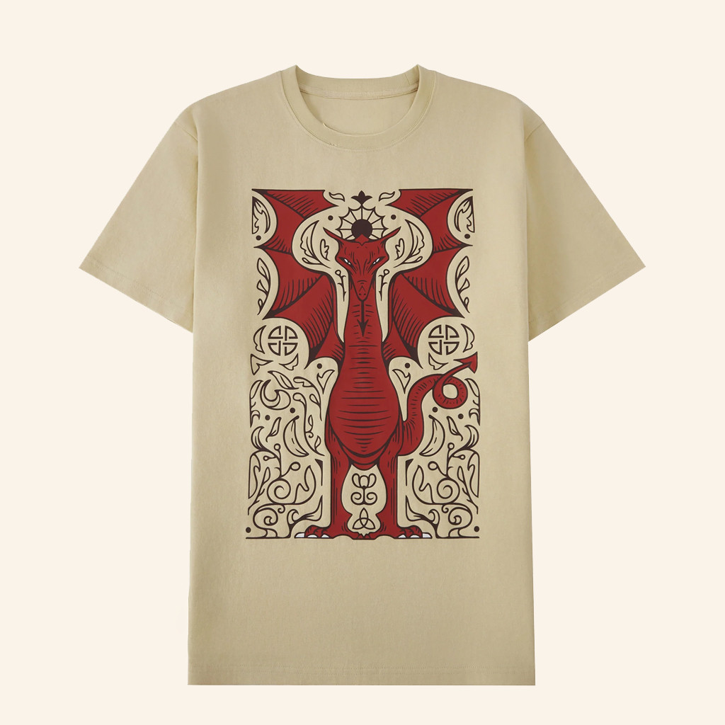 CDawgVA Merch Red Dragon T-Shirt Birthday Present For Husband CDawgVA Merch Red Dragon T-Shirt Birthday Present For Husband