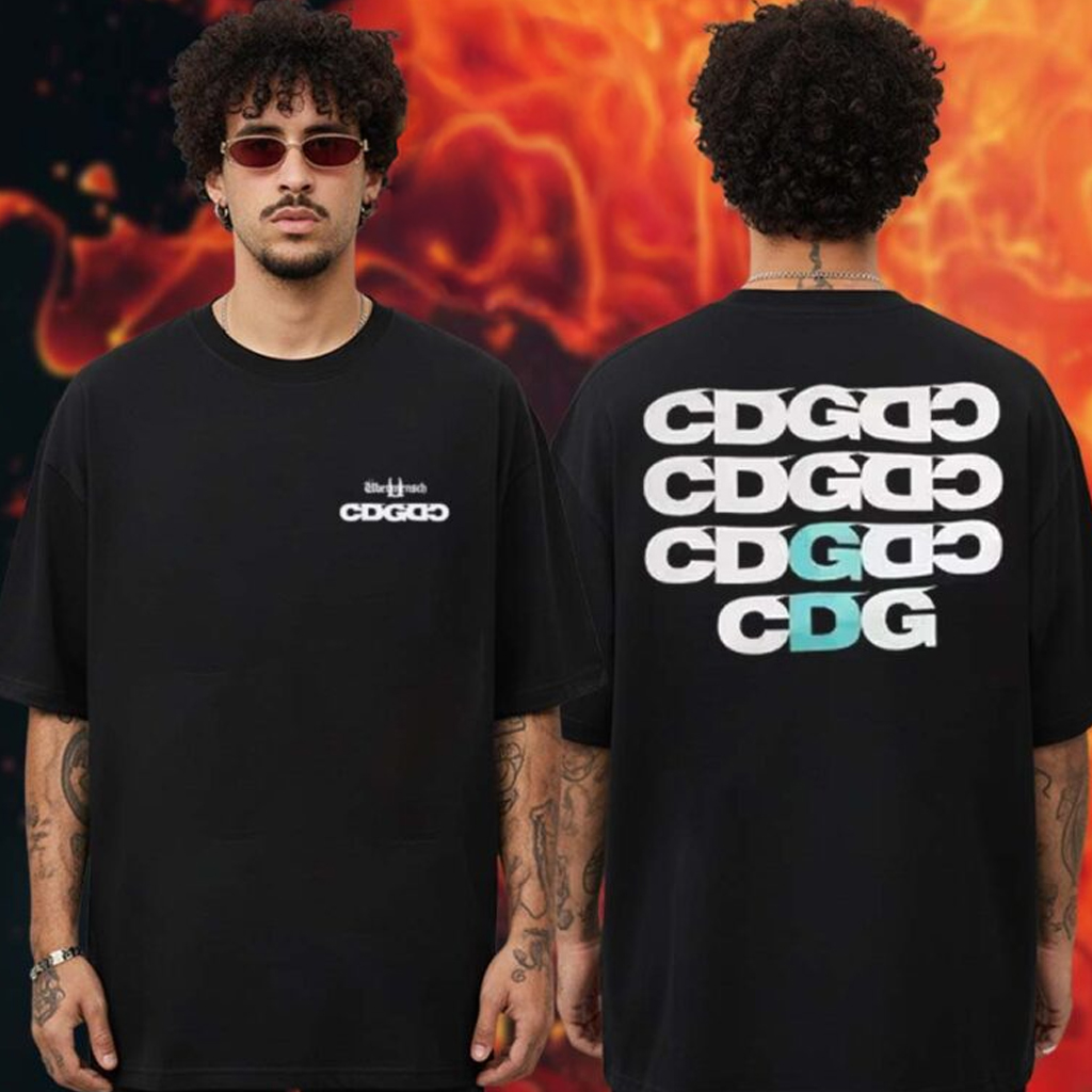 CDG x G DRAGON Collab Merch Ubermensch World Tour 2025 CDG Echo Stack T-Shirt Gifts For Fans