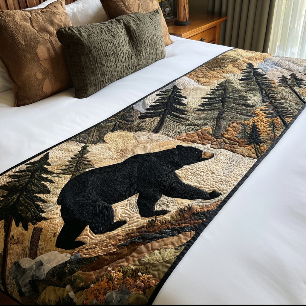 Cedar Creek Quilted Bed Runner Bed Decorations Gift Ideas For Wildlife Lovers