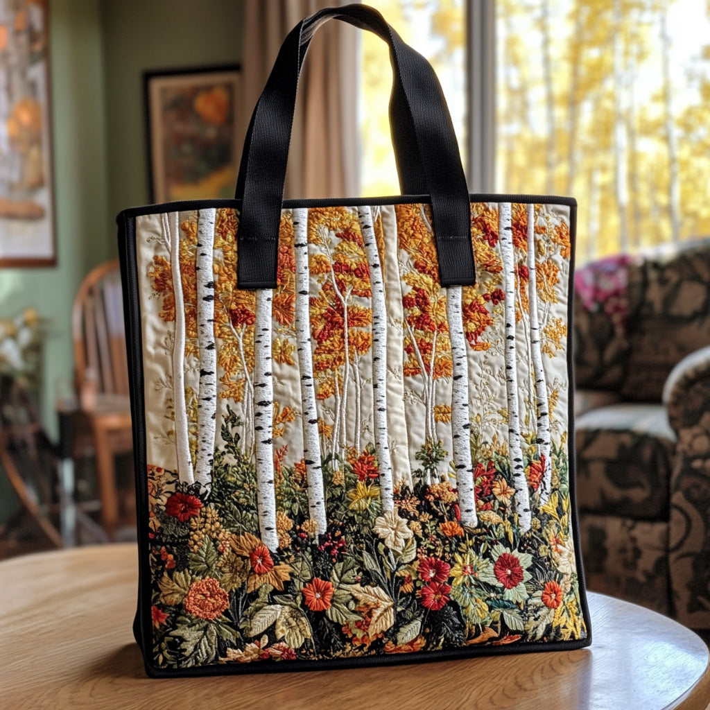 Cedar Song Quilted Tote Bag Forest Themed Gifts