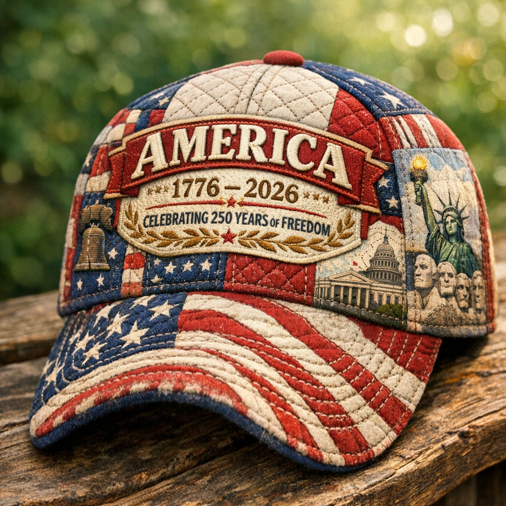 Celebraing 250 Years Of Freedom 1776 2026 Hat Best 4Th Of July Baseball Cap 4th Of July Gift