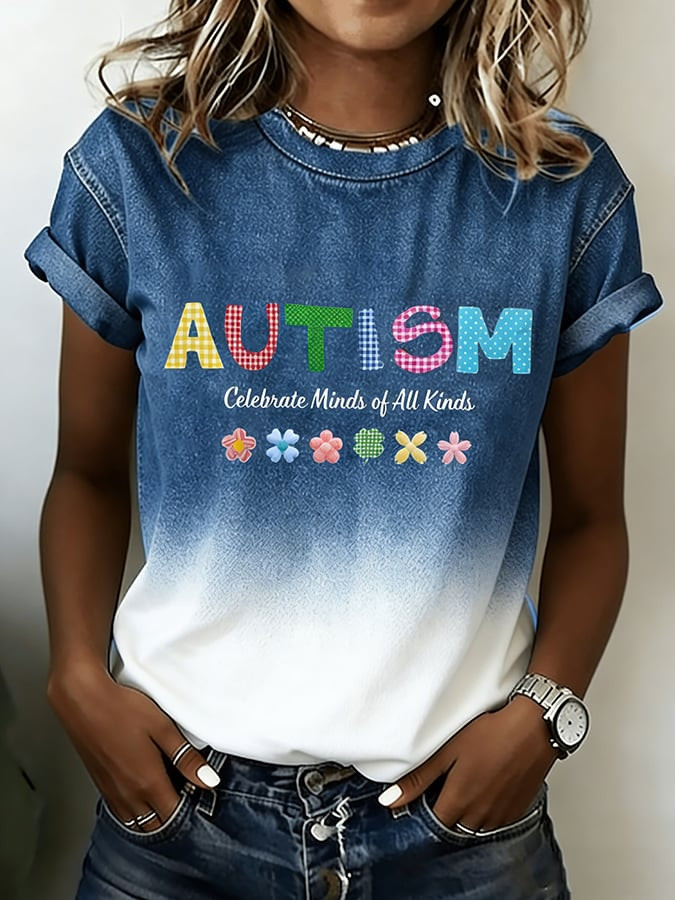 Celebrate Minds Of All Kinds T-Shirt Autism Awareness Apparel Gift For Autism Mom