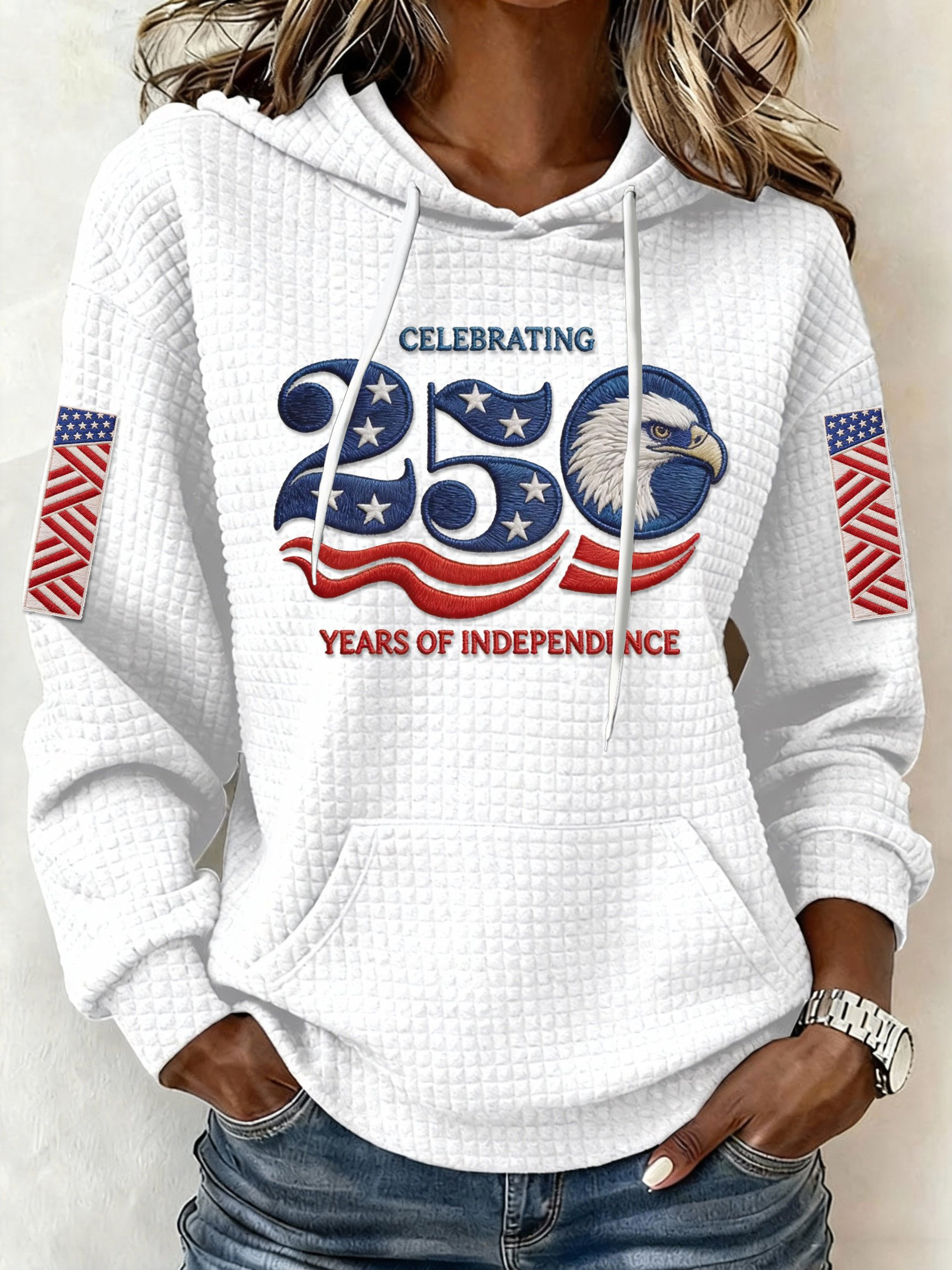 Celebrating 250 Years Of Independence Hoodie Fourth Of July Apparel Patriotic Gifts