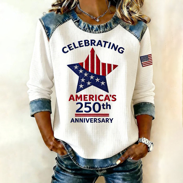 Celebrating America 250 Years Of Freedom Sweatshirt 250th Anniversary Of America Apparel