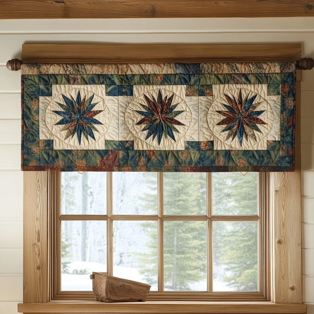 Celestial Charm Quilted Valance Entryway Design Ideas Christmas Gift For Parents In Law