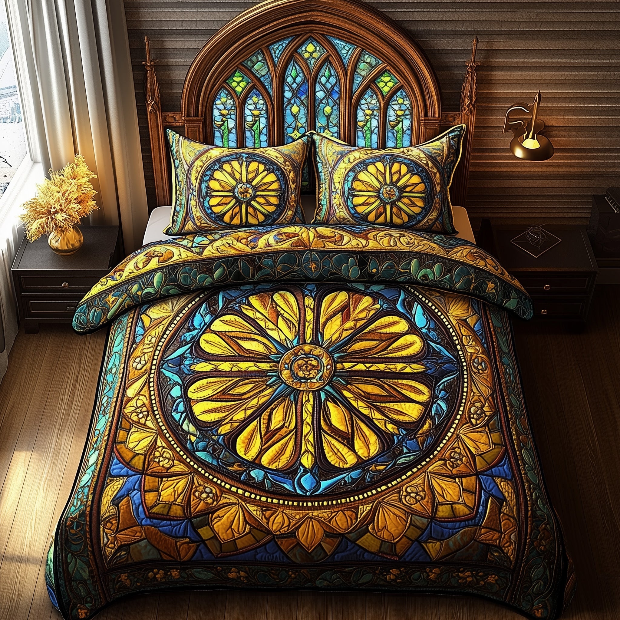 Celestial Dreams Quilted Bedding Set Duvet Cover Merchandise Meaningful Gifts For Dad From Son