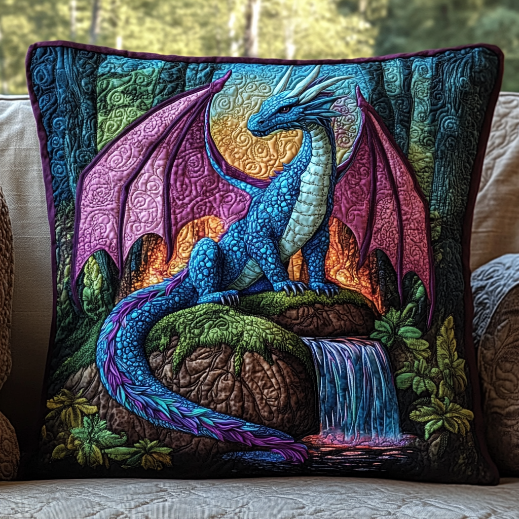 Celestial Ember Quilted Pillow Case Christmas Pillow Case for Sofa