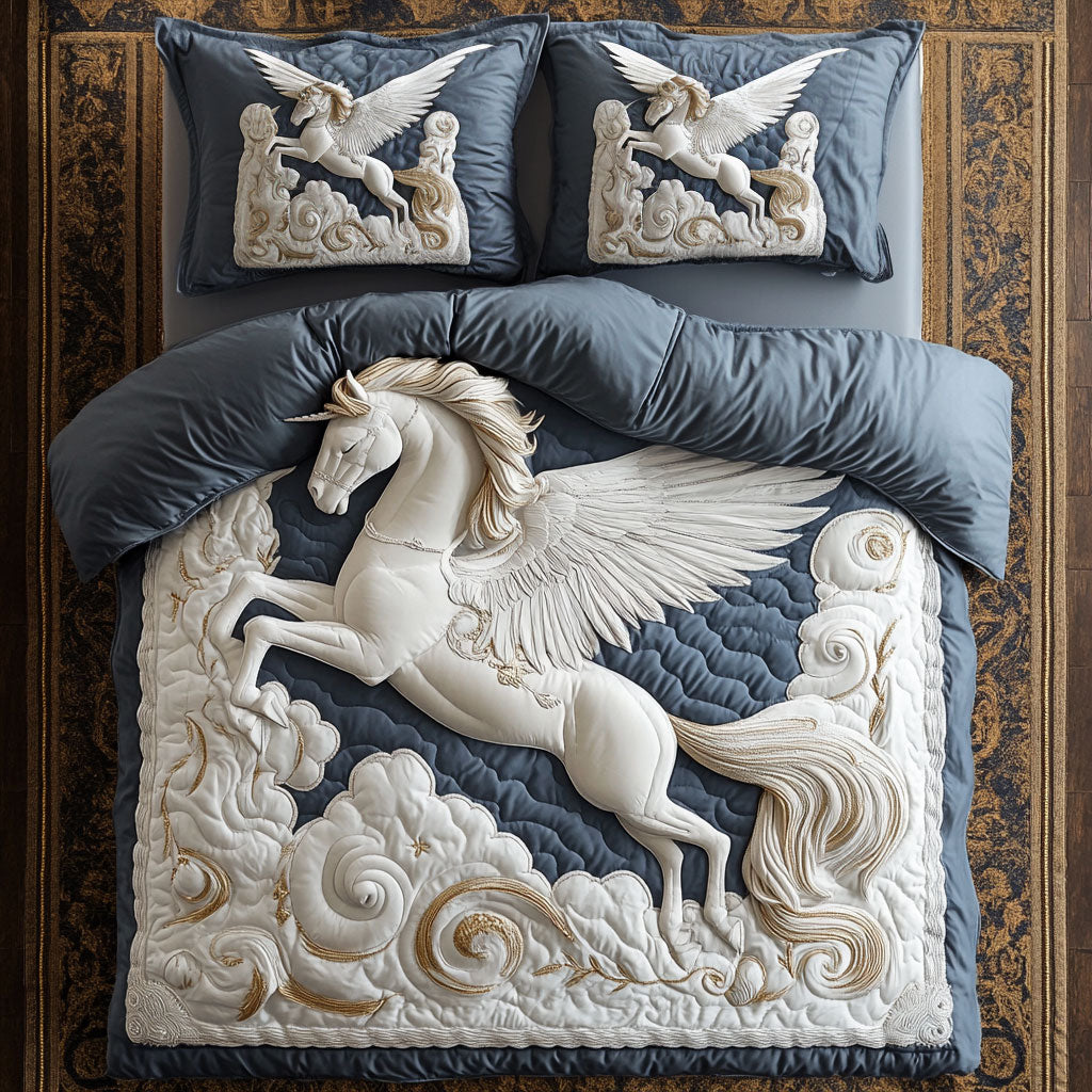Celestial Flight Duvet Cover Set King Size Bed Set Best Gifts For Men