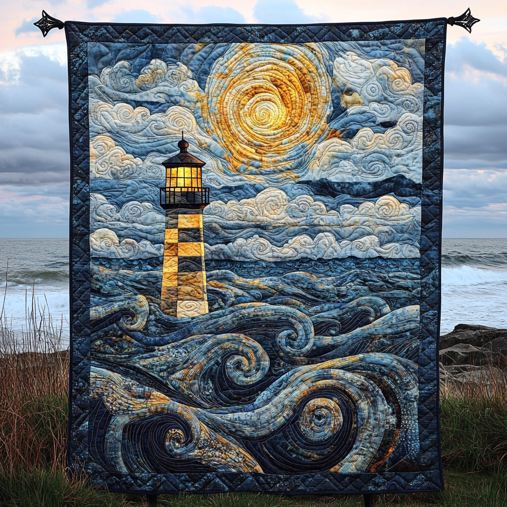 Celestial Light Quilted Blanket Christmas Soft Blanket