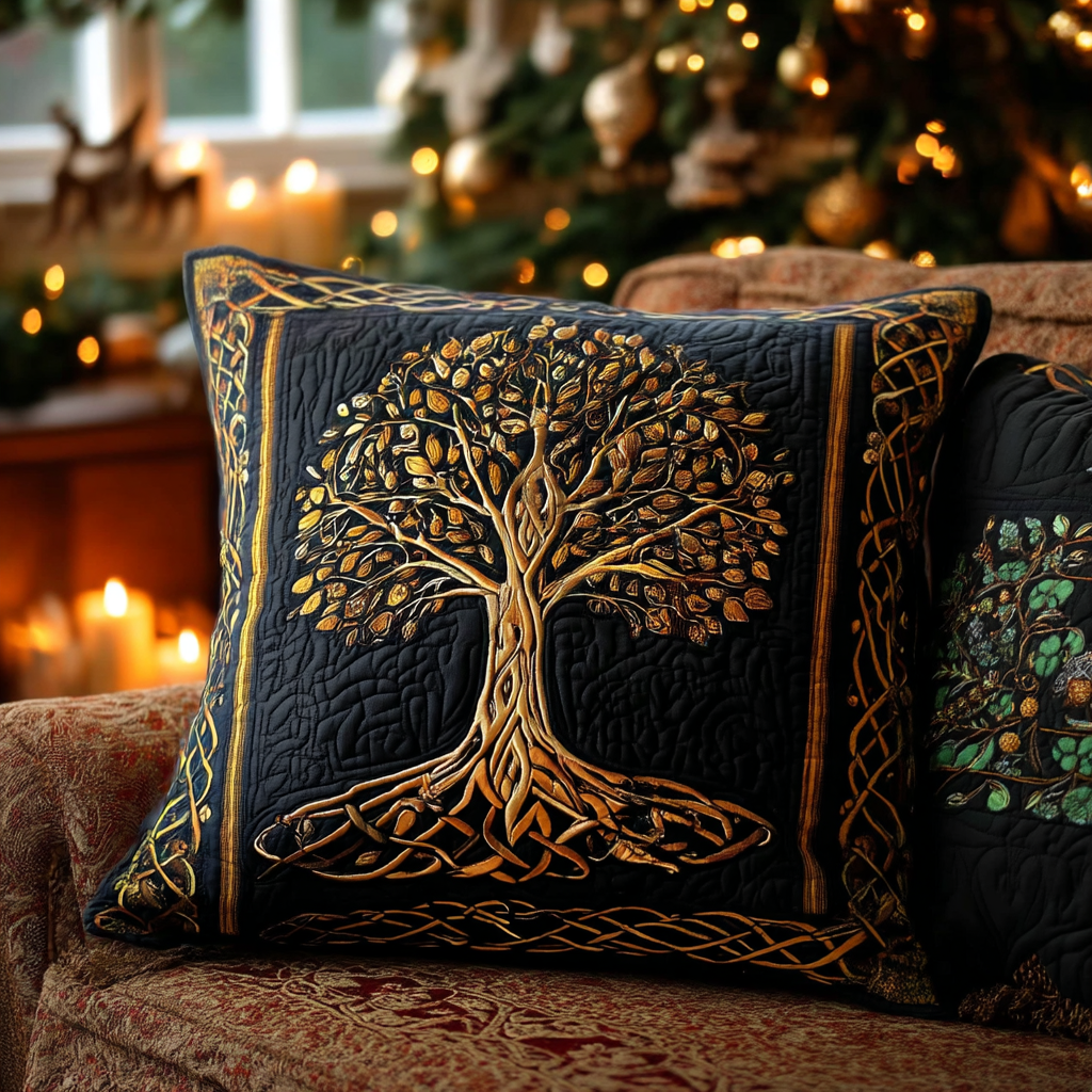 Celestial Tree Quilted Pillow Case Nice Pillow Covers Tree Of Life Gifts For Grangarents