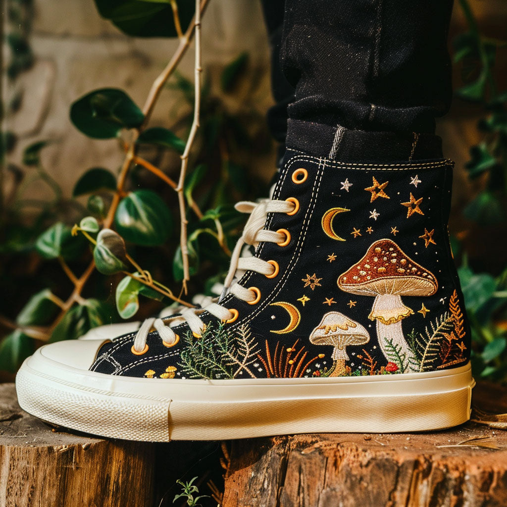 Celestoon Canvas High Tops Classic Merch Look