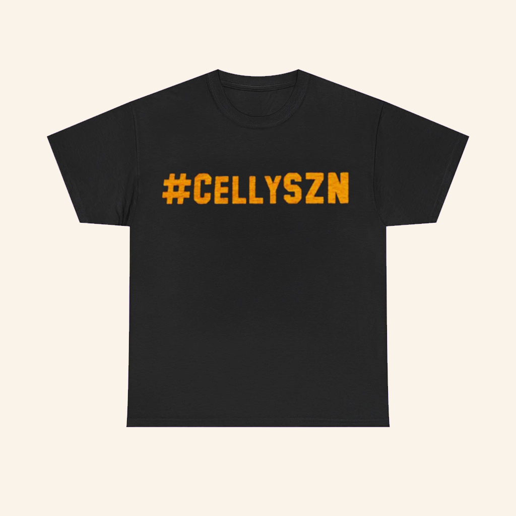 Celly SZN Black T-Shirt Celebration Season Hashtag Shirt Gifts For Friends