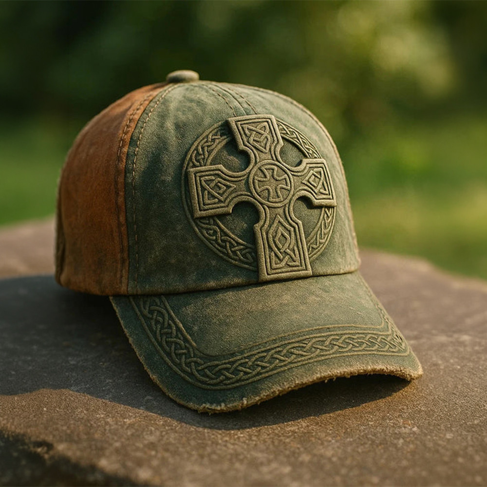 Celtic Cross Vintage Hat Saint Patricks Day Baseball Cap Pats Day Gift