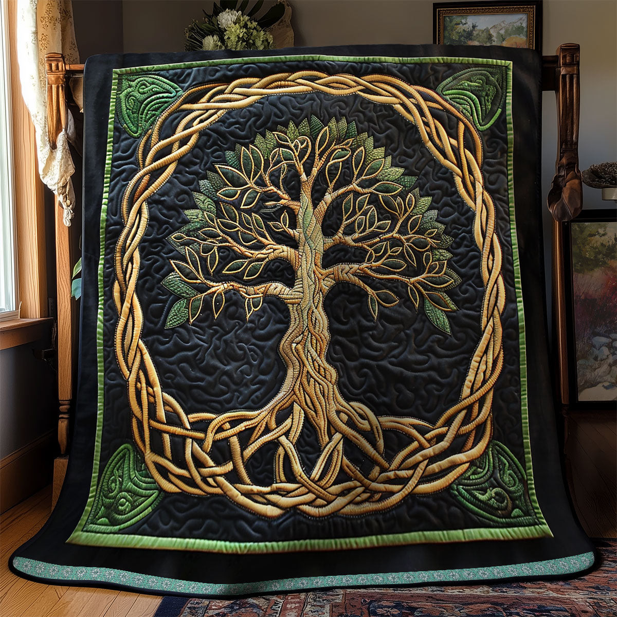 Celtic Tree Of Life Quilt Blanket Soft Throw Blanket Awesome Mothers Day Gift For My Daughter