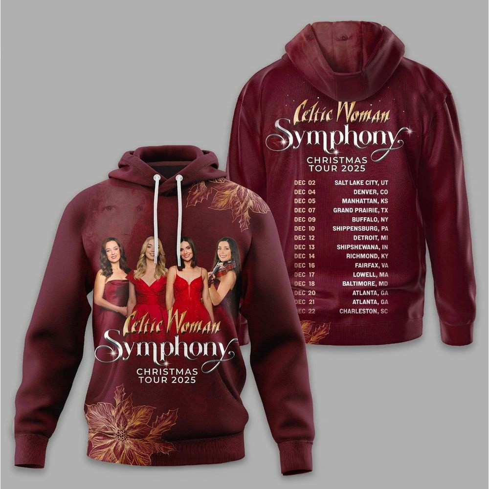 Celtic Woman Symphony Christmas Tour 2025 Hoodie Fan Merch Birthday Gift For Wife