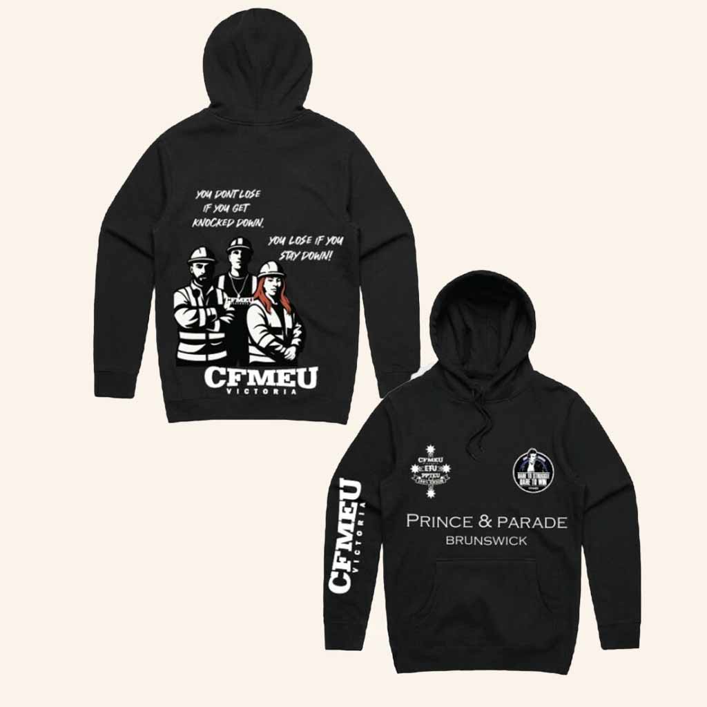 CFMEU Merch Prince And Parade Jobsite Hoodie Birthday Gifts For Dad CFMEU Merch Prince And Parade Jobsite Hoodie Birthday Gifts For Dad