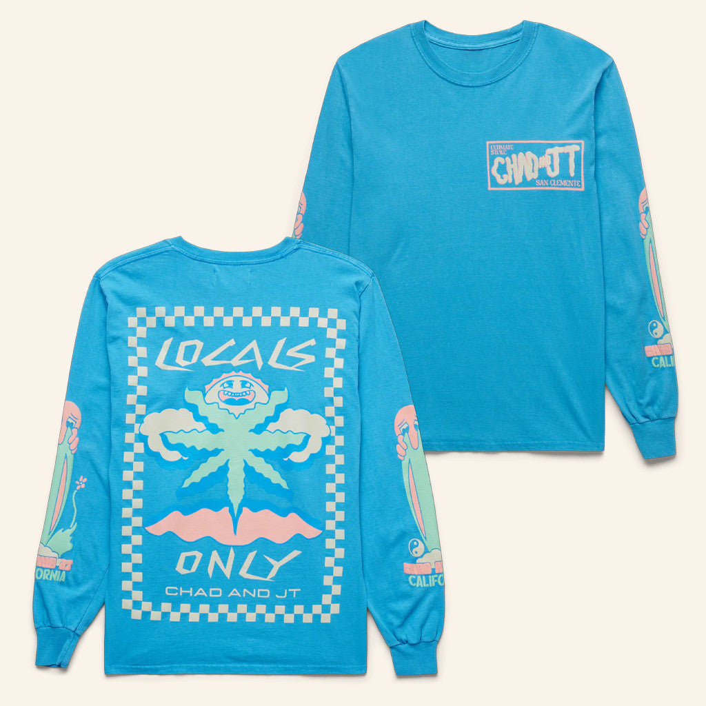 Chad And Jt Store Merch Locals Only Long Sleeve T-Shirt Gifts For Friends Chad And Jt Store Merch Locals Only Long Sleeve T-Shirt Gifts For Friends