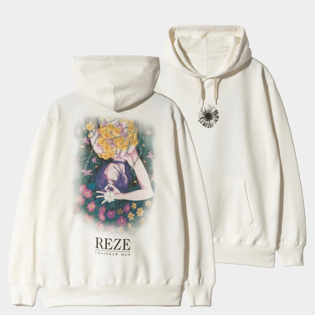Chainsaw Man Merch Reze Arc The Movie X Glamb Reze Hoodie Birthday Gift For Anime Lovers