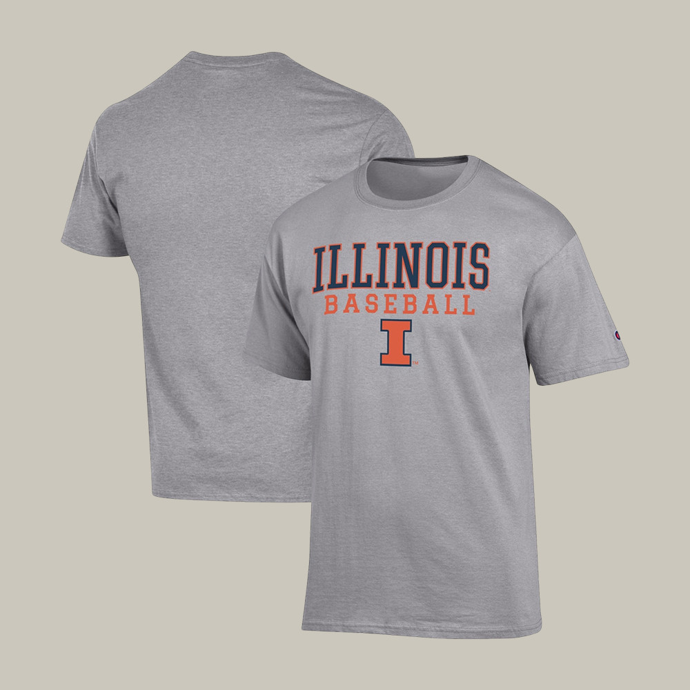 Champions Illinois Fighting Illini Baseball Final Four T-Shirt 2026 NCAA Men's Basketball Clothes