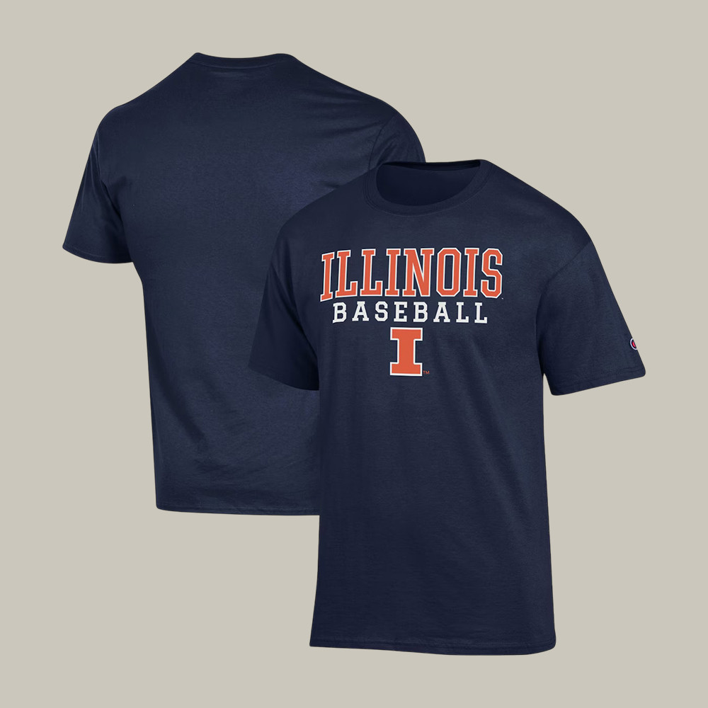 Champions Illinois Fighting Illini Baseball T-Shirt March Madness Final Four Shirt Game Day Gear