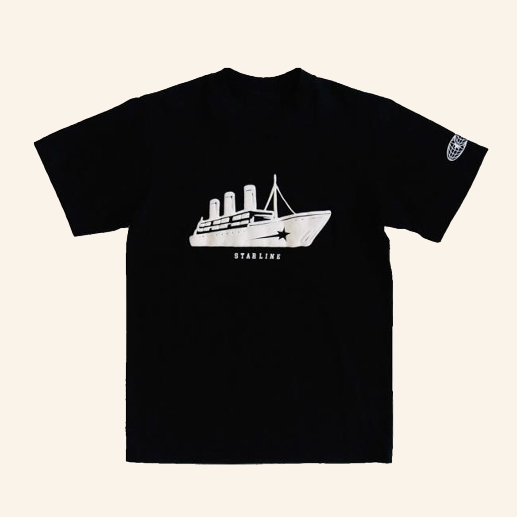 ChanceStuff Merch Star Line Ship T-Shirt Christmas Gifts For Rapper Fans ChanceStuff Merch Star Line Ship T-Shirt Christmas Gifts For Rapper Fans