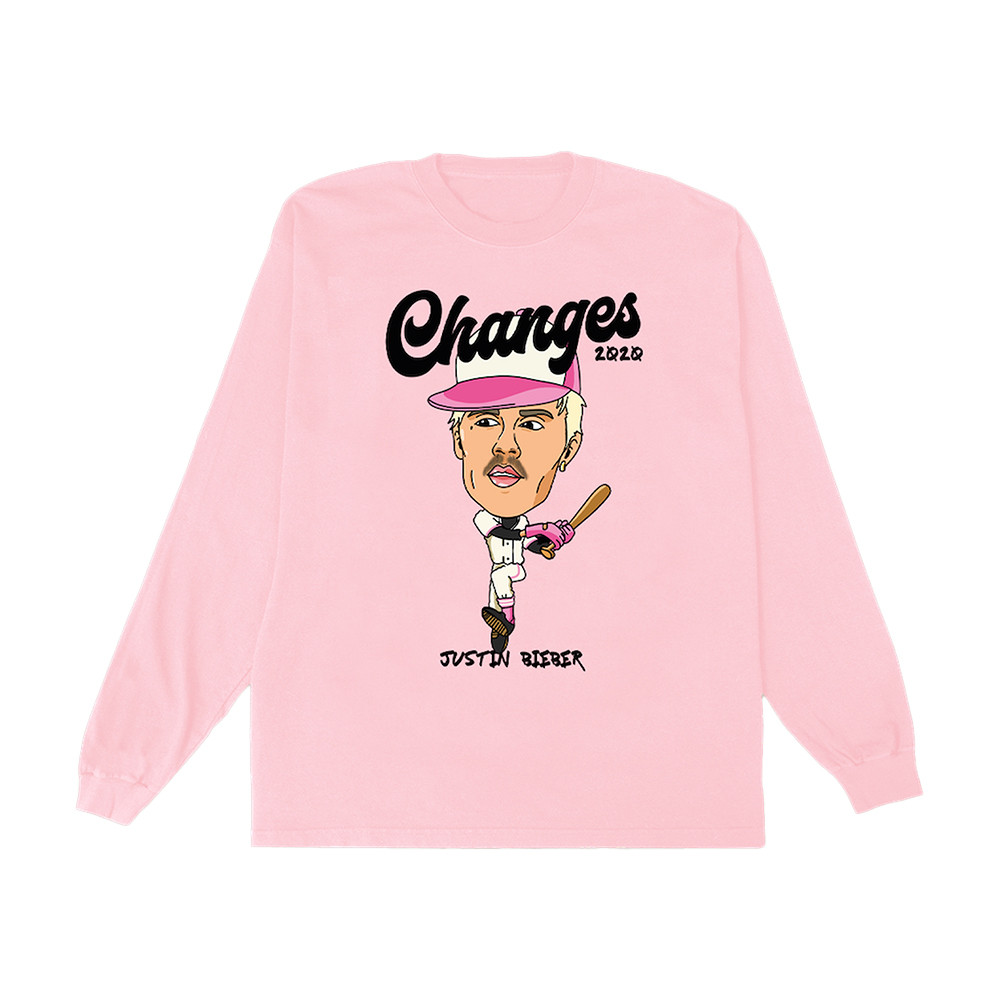 Changes Baseball Doodle Long Sleeve Shirt Justin Bieber Coachella 2026 Merch Music Lover Gift