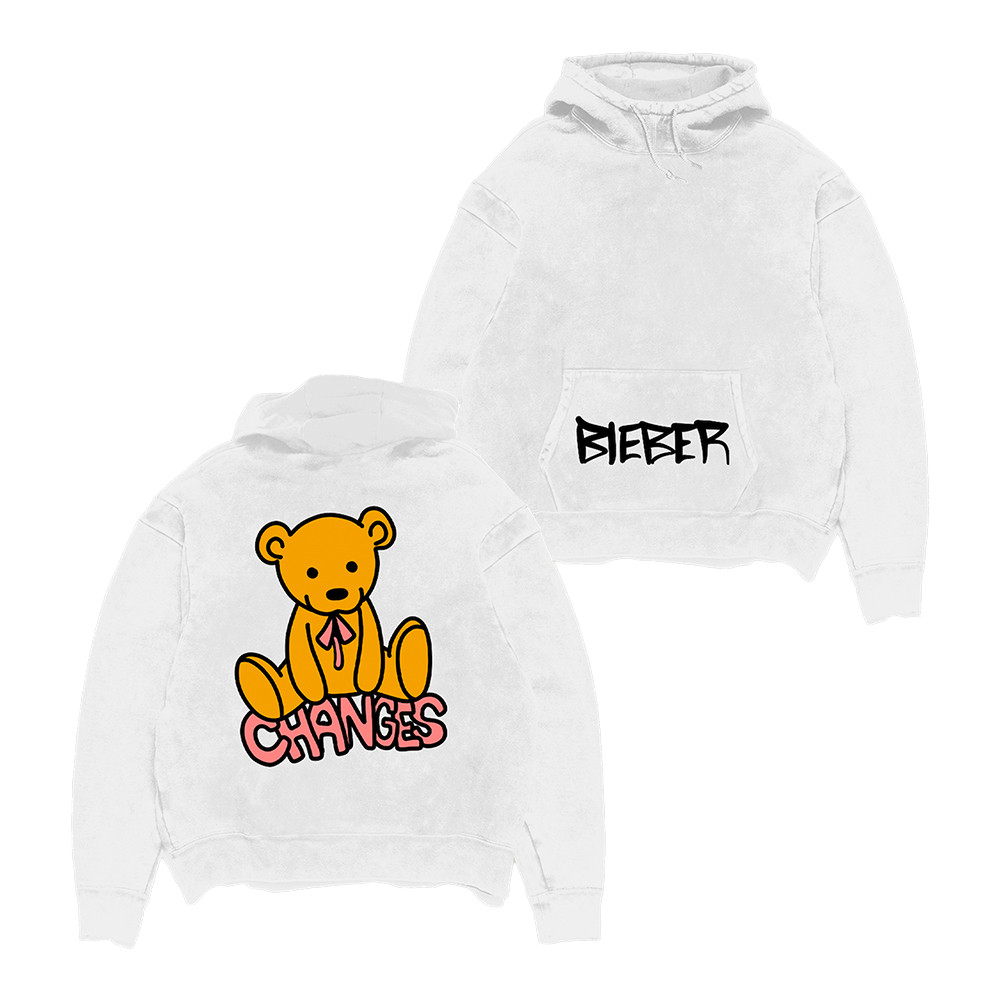 Changes Bear Justin Bieber Hoodie Justin Bieber Coachella 2026 Apparel Present For Pop Music Lovers