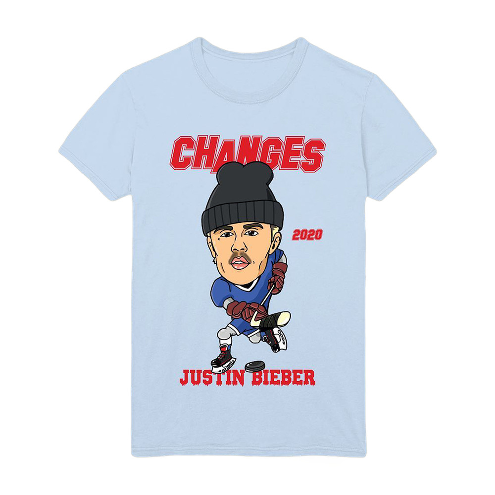 Changes Hockey Doodle Justin Bieber T-Shirt Bieberchella 2026 Clothes Gift For Huge Fans