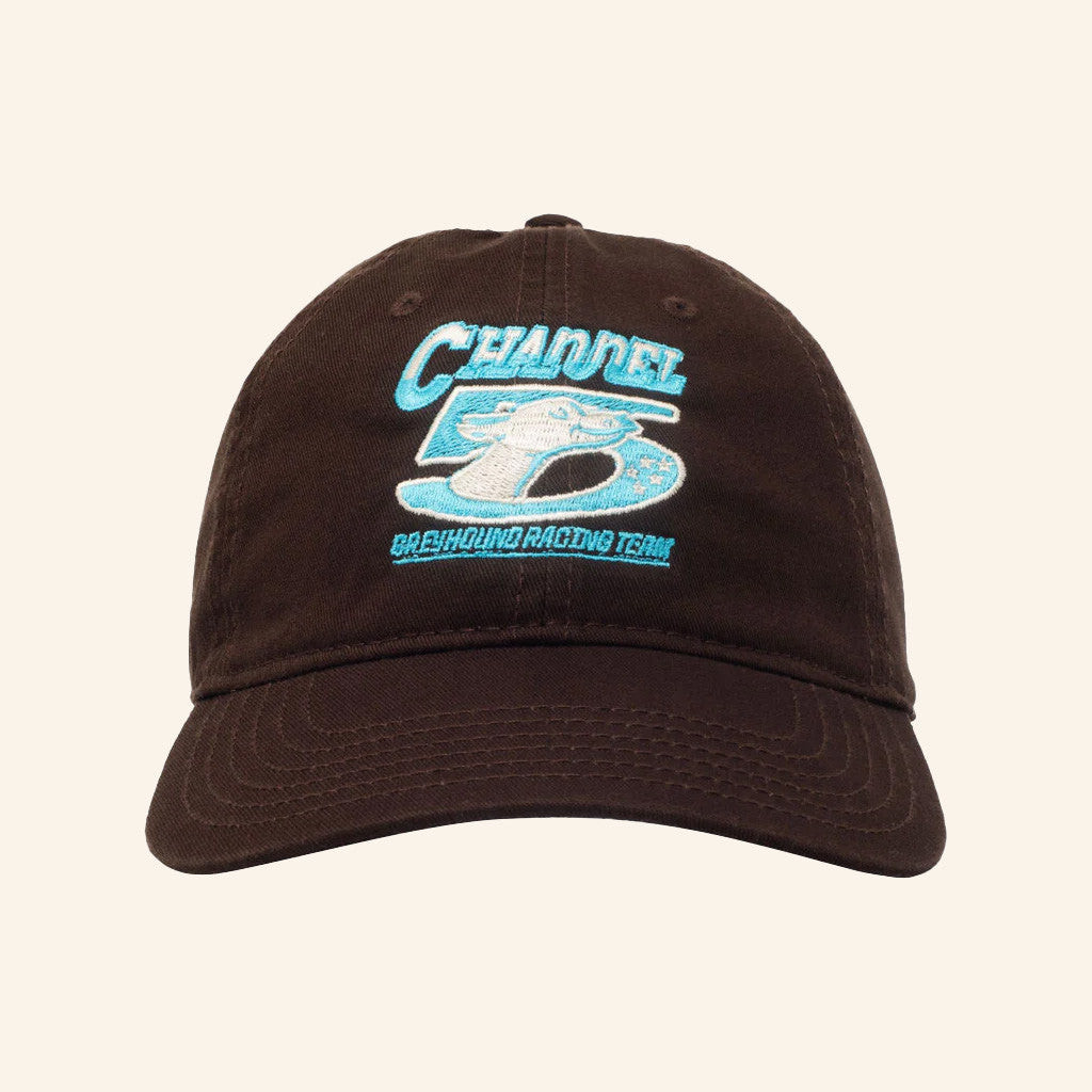 Channel 5 Merch Greyhound Brown Embroidered Hat Gifts For Dad