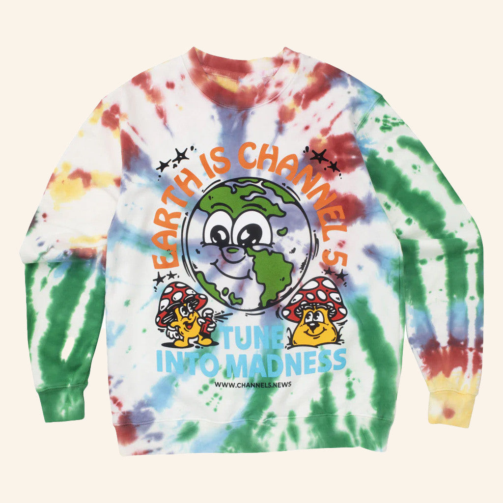 Channel 5 Merch Madness Spiral Dye Sweatshirt Best Gifts For Boyfriend Channel 5 Merch Madness Spiral Dye Sweatshirt Best Gifts For Boyfriend