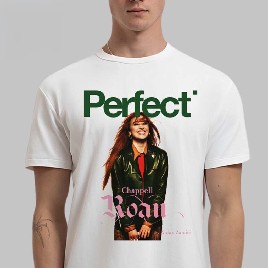 Chappell Roan Graces The Cover Of Perfect Magazine 2025 By Aidan Zamiri T-Shirt Fan Merch Chappell Roan Graces The Cover Of Perfect Magazine 2025 By Aidan Zamiri T-Shirt Fan Merch