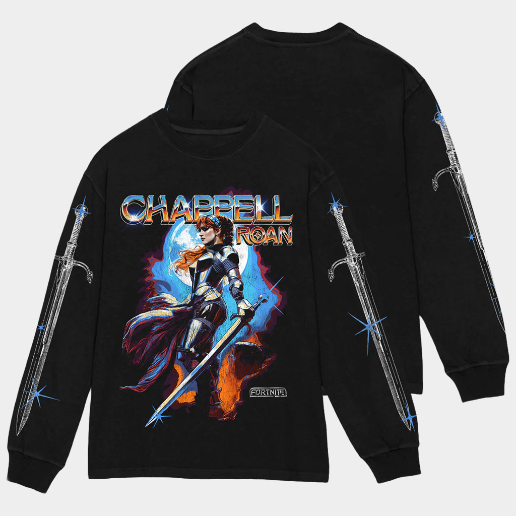 Chappell Roan Merch 2026 Chappell Roan x Fortnite Long Sleeve Shirt Best Gifts For Fans