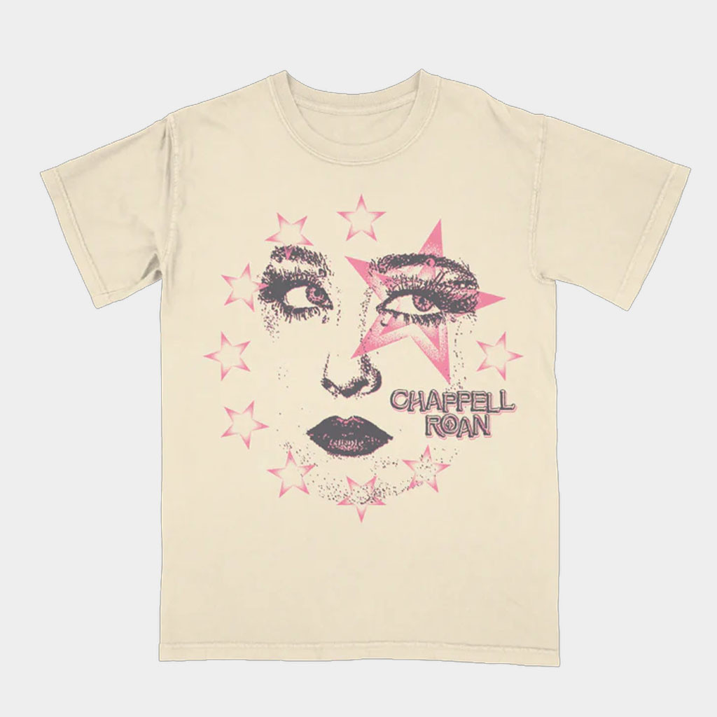Chappell Roan Merch Star Portrait T-Shirt Best Gifts For Music Lovers