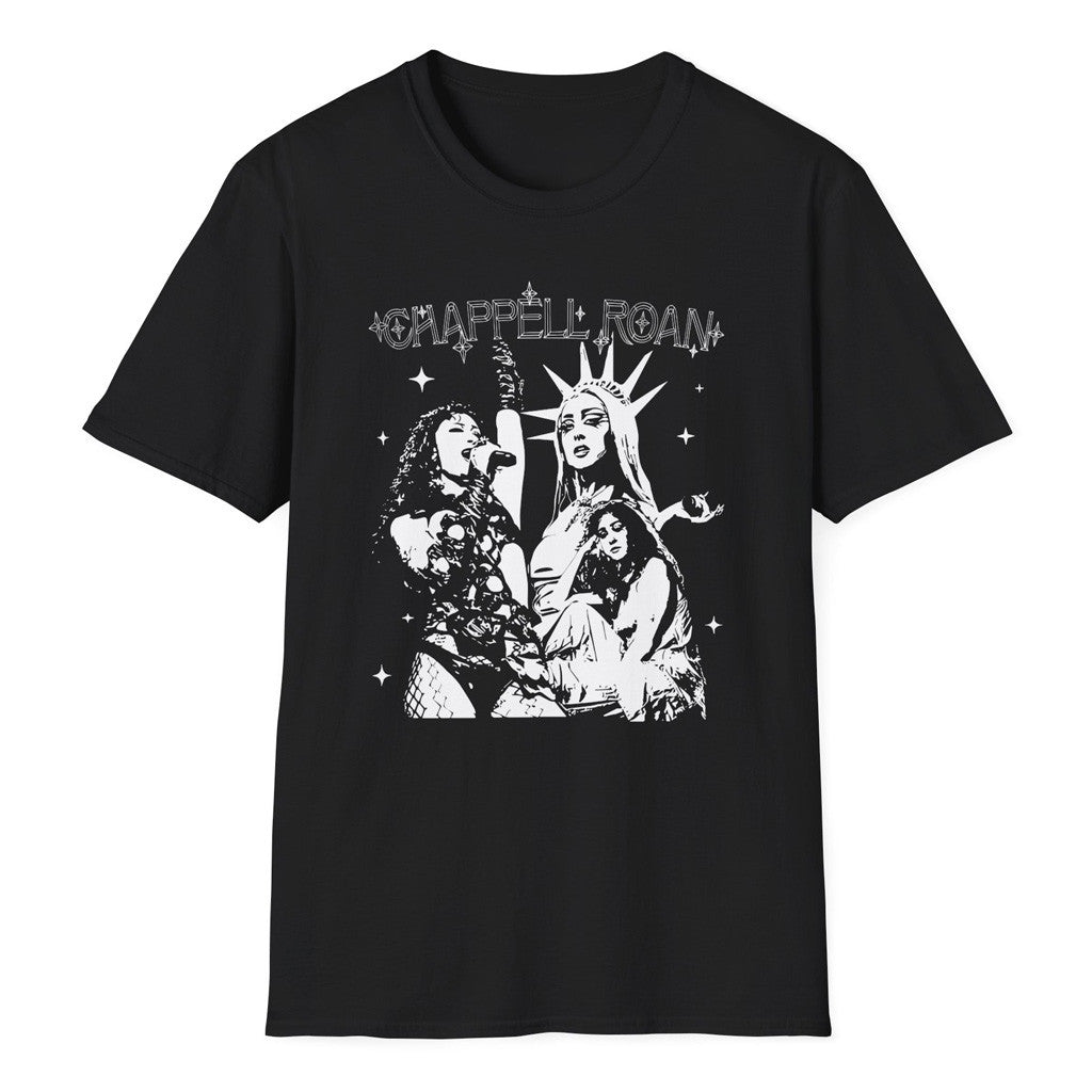 Chappell Roan Merch Tour 2025 Black T-Shirt Gifts For Someone Who Likes Music Chappell Roan Merch Tour 2025 Black T-Shirt Gifts For Someone Who Likes Music