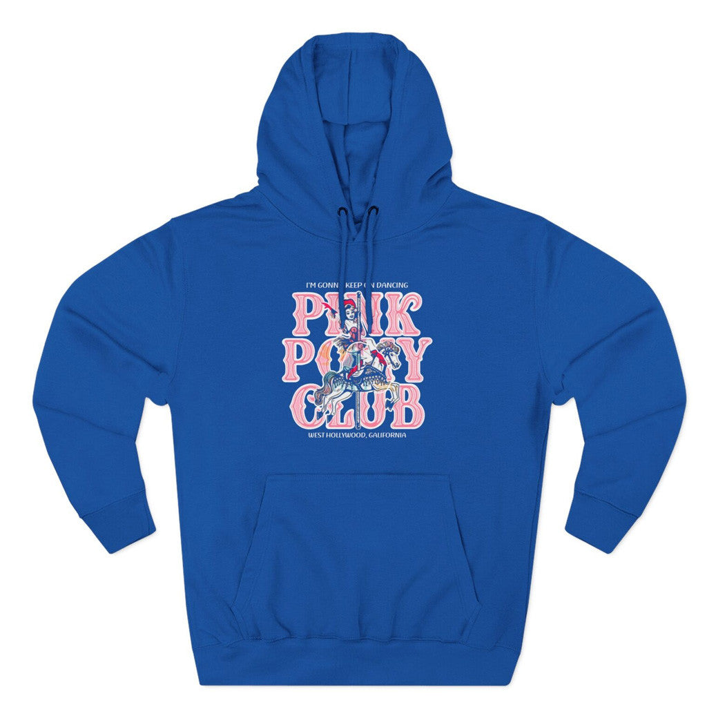 Chappell Roan Merch Tour 2025 Chappell Roan I'm Gonna Keep On Dancing Pink Pony Club Hoodie