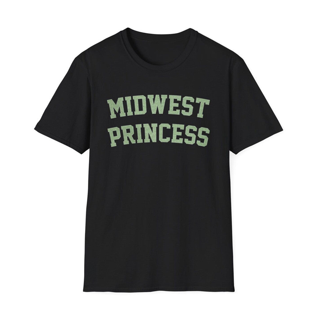 Chappell Roan Merch Tour 2025 Chappell Roan Midwest Princess Collegiate T-Shirt Black Chappell Roan Merch Tour 2025 Chappell Roan Midwest Princess Collegiate T-Shirt Black