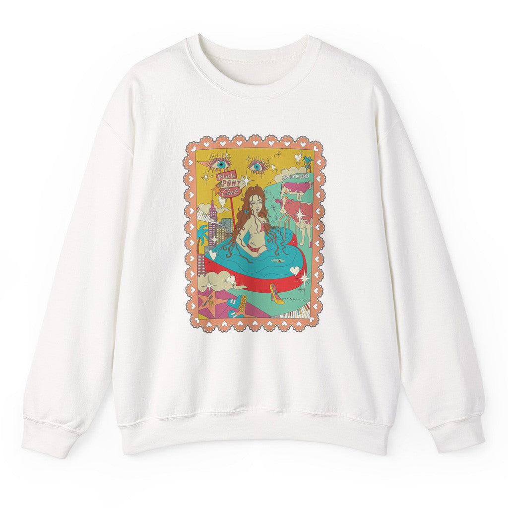 Chappell Roan Merch Tour 2025 Chappell Roan White Sweatshirt Gifts For Music Fans Chappell Roan Merch Tour 2025 Chappell Roan White Sweatshirt Gifts For Music Fans